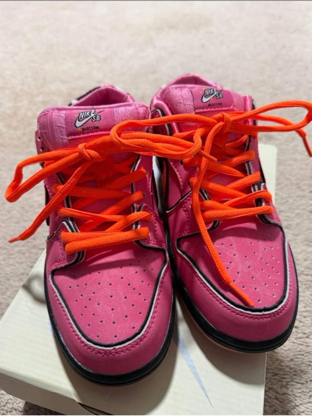 Nike SB Dunk Low Pro in Flying Pink and Black Accents